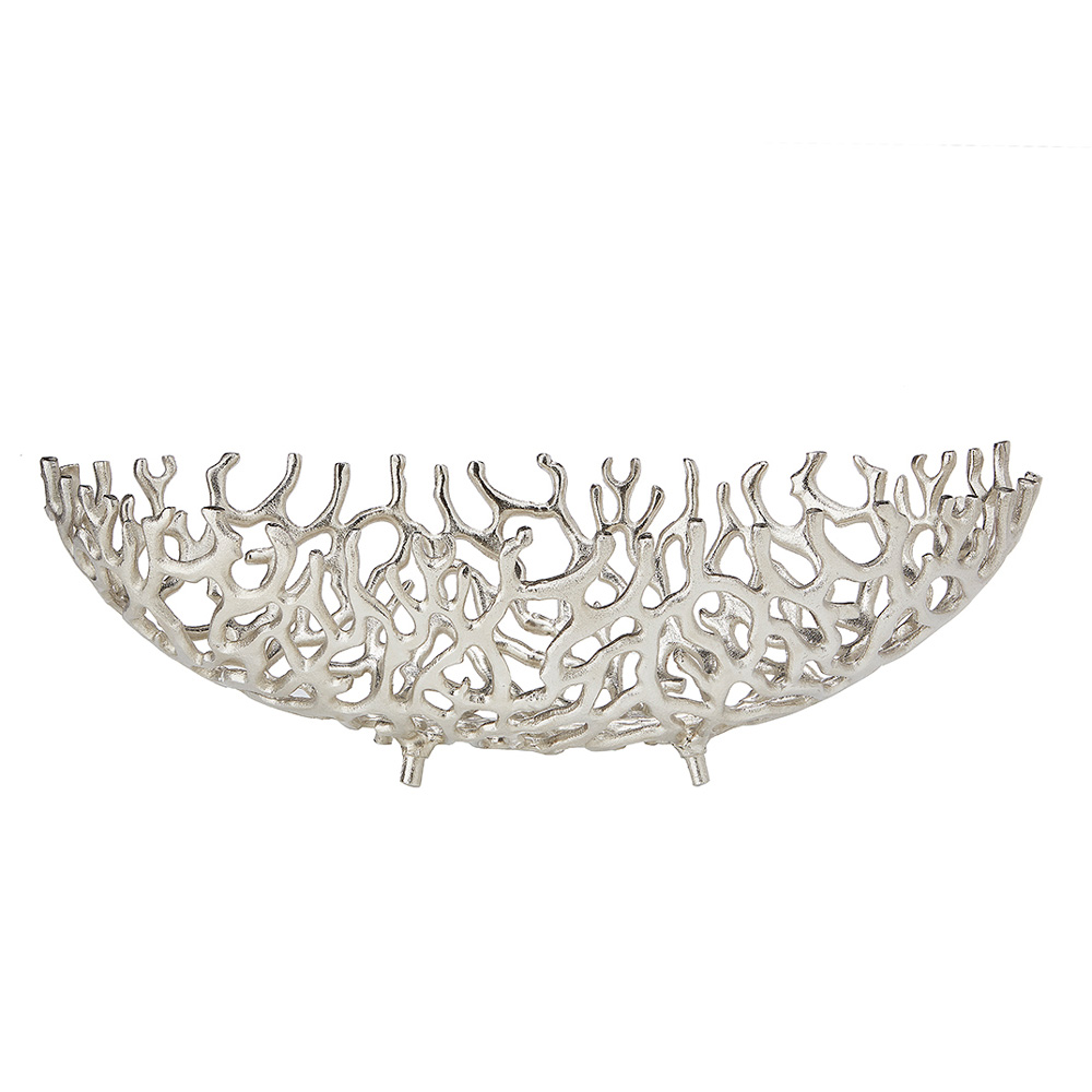 XC-27819-S Silver Oval Bowl